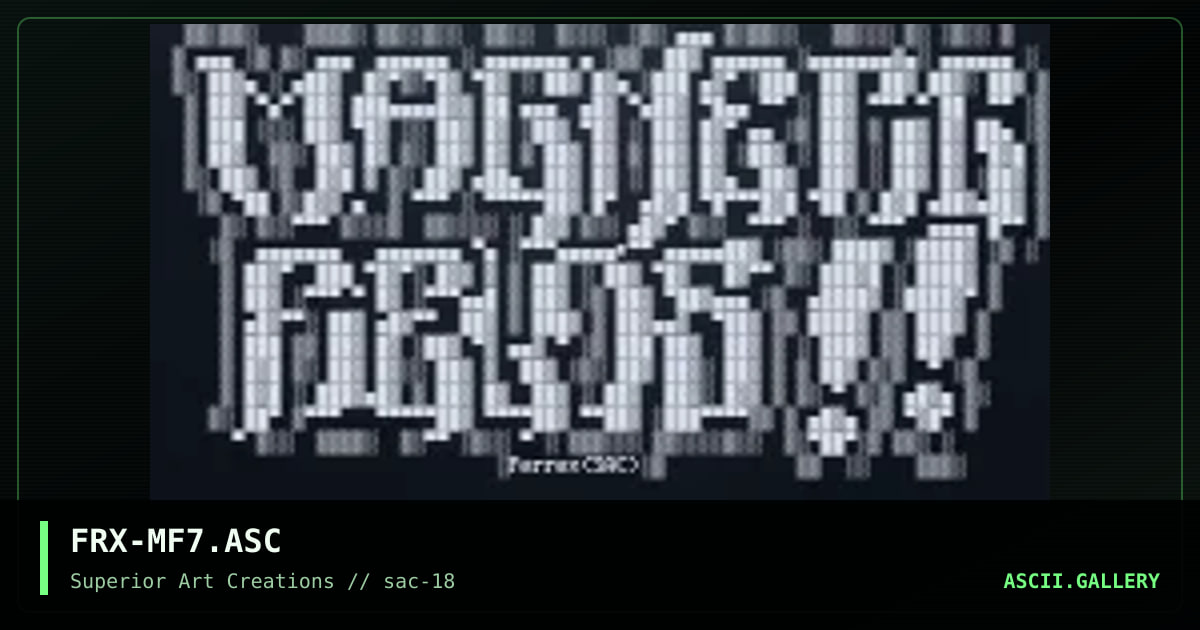 FRX-MF7.ASC, by ferrex, 1999