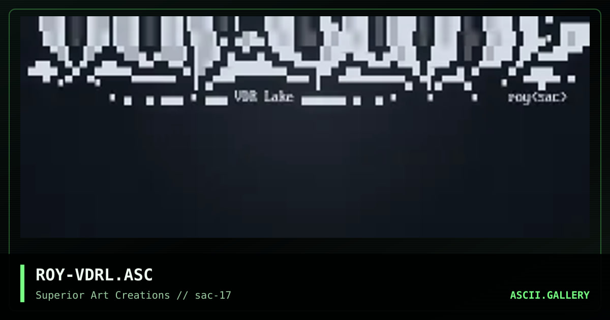 ROY-VDRL.ASC, by roy, 1999