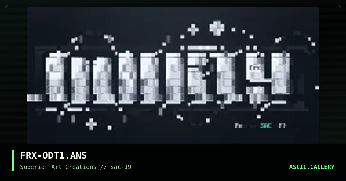 FRX-ODT1.ANS, by ferrex, 2000