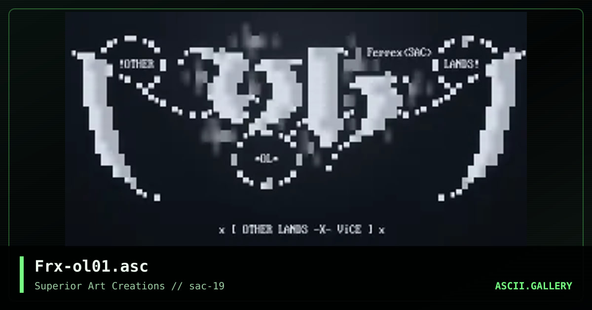 Frx-ol01.asc, by ferrex, 2000