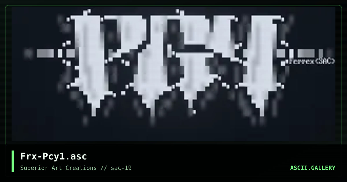 Frx-Pcy1.asc, by ferrex, 2000