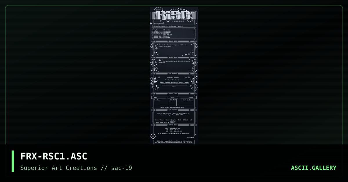 FRX-RSC1.ASC, by ferrex, 2000