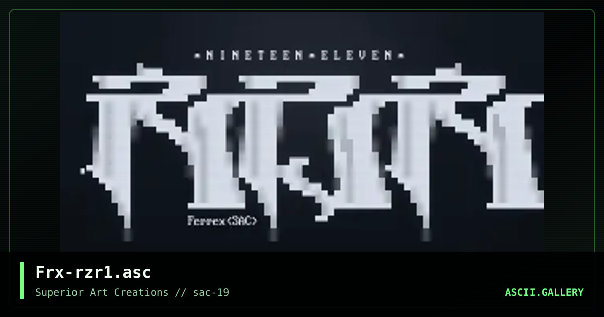 Frx-rzr1.asc, by ferrex, 2000