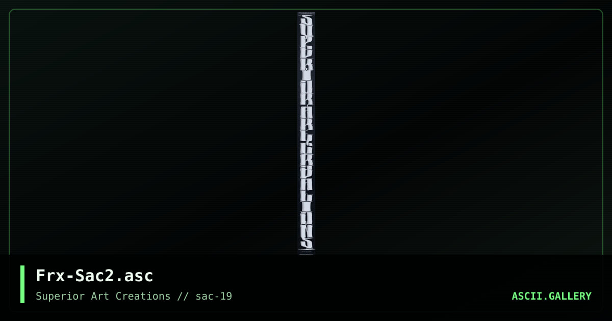 Frx-Sac2.asc, by ferrex, 2000