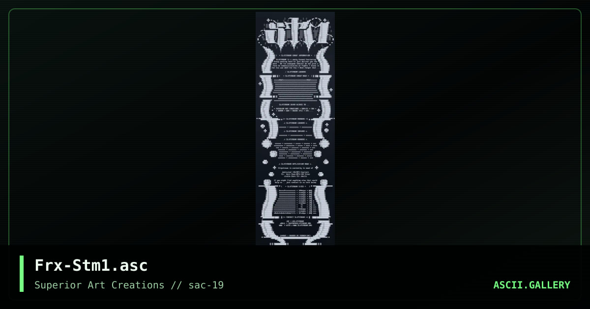 Frx-Stm1.asc, by ferrex, 2000