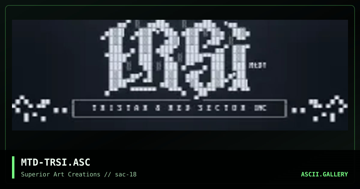 MTD-TRSI.ASC, by matador, 1999