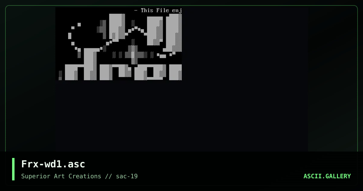 Frx-wd1.asc, by ferrex, 2000