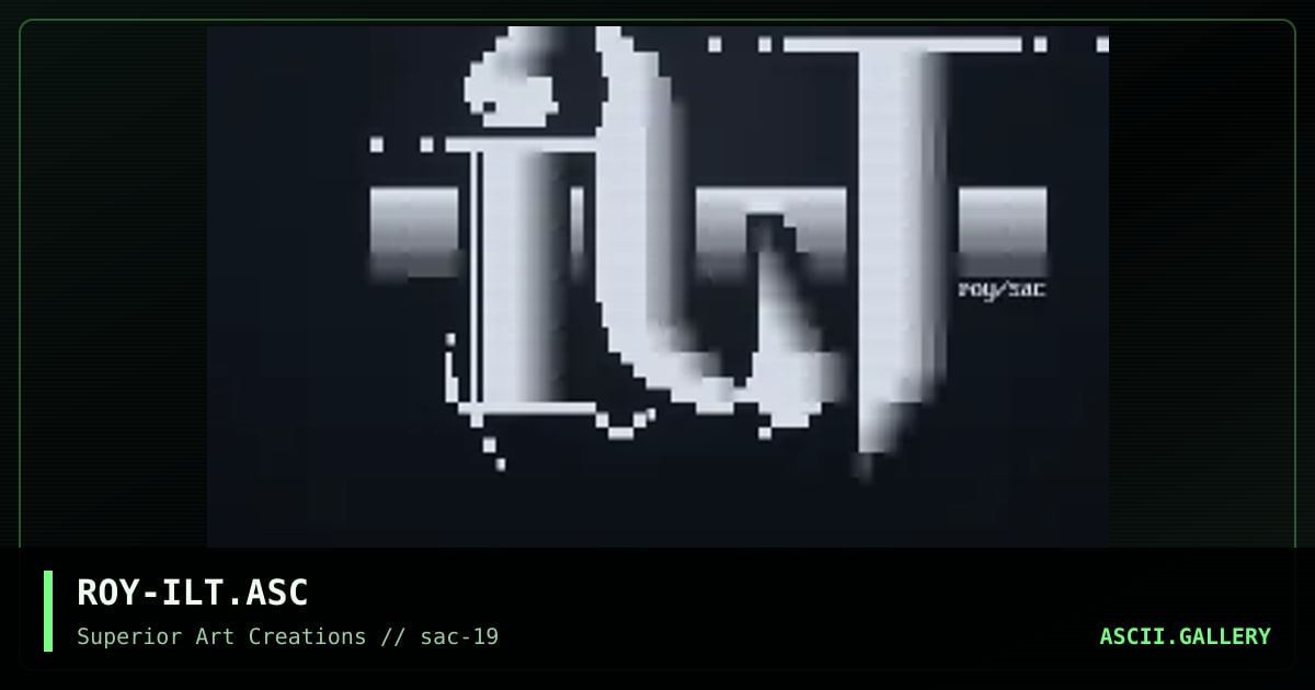 ROY-ILT.ASC, by roy, 2000