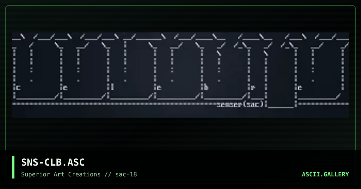 SNS-CLB.ASC, by senser, 1999