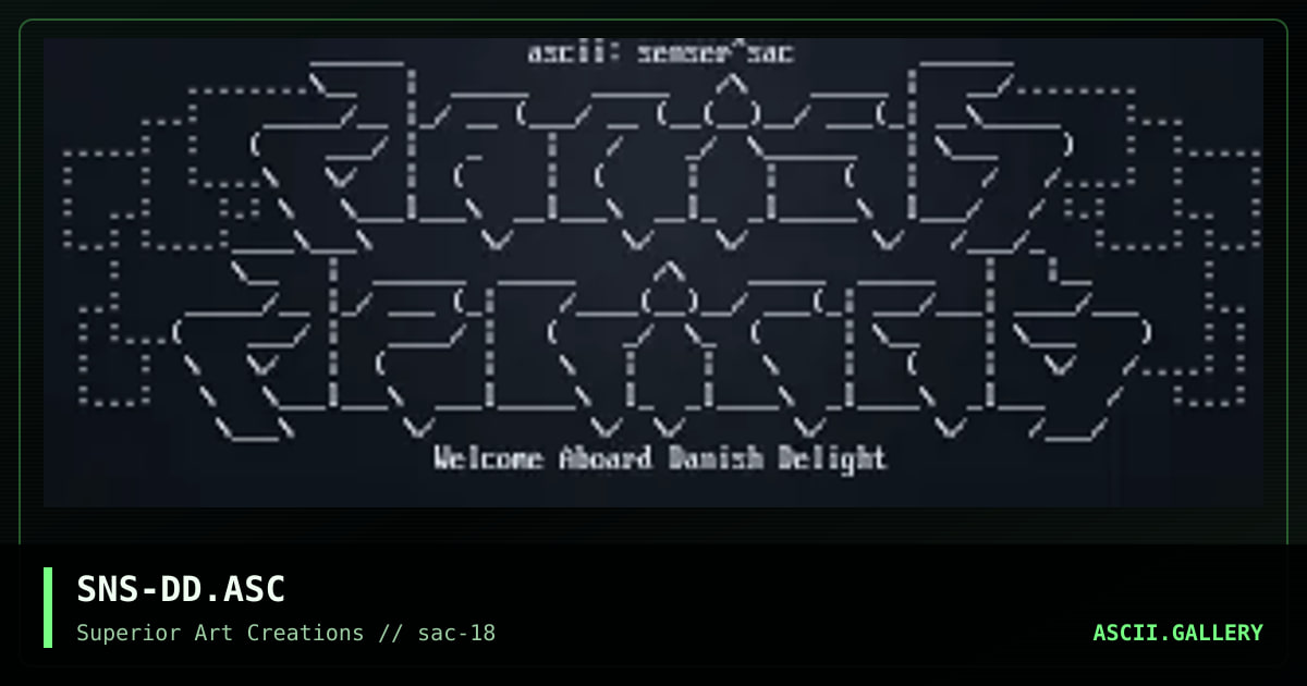 SNS-DD.ASC, by senser, 1999