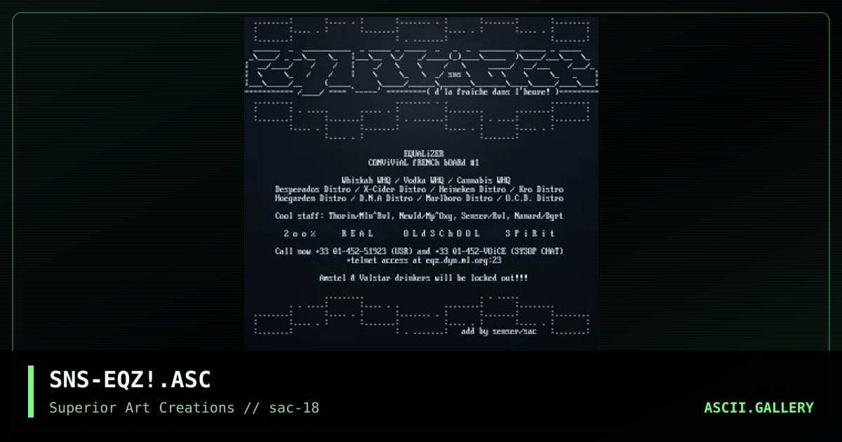 SNS-EQZ!.ASC, by senser, 1999