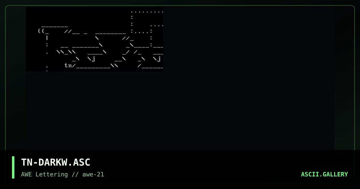 Dark Warez 98, by tzeentch, 1999