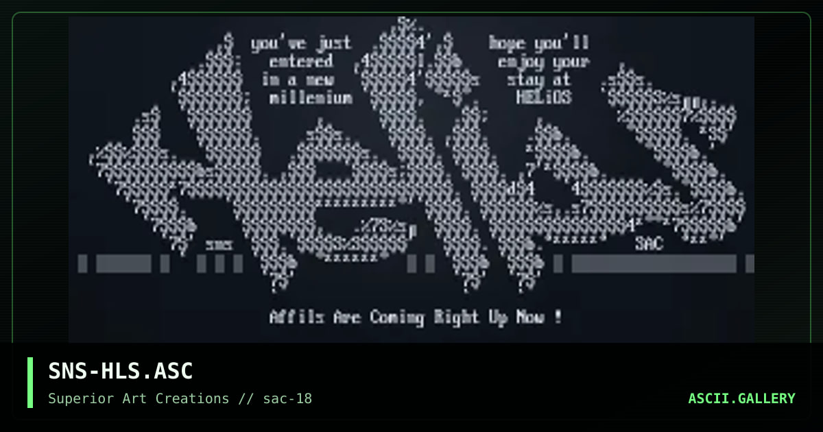 SNS-HLS.ASC, by senser, 1999