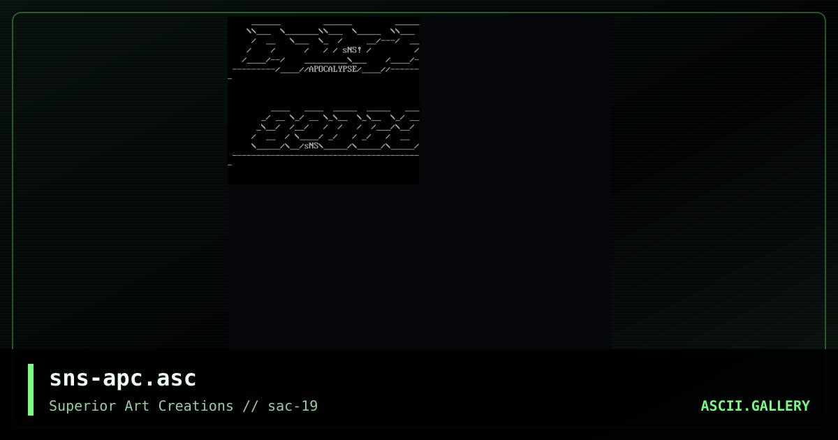 sns-apc.asc, by senser, 2000