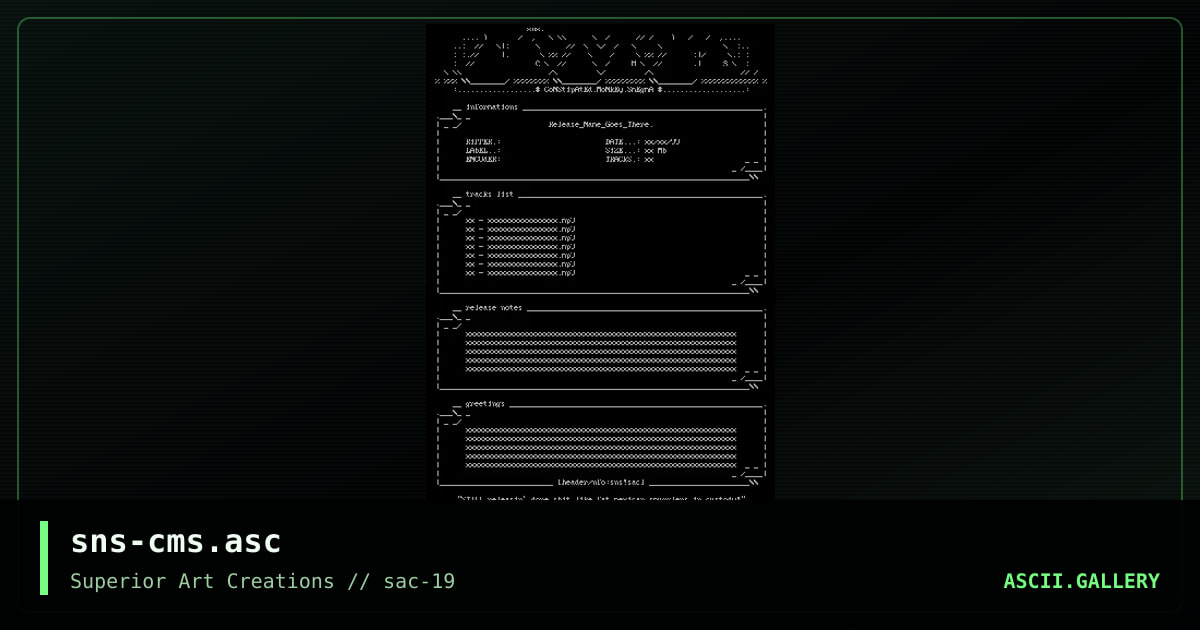 sns-cms.asc, by senser, 2000