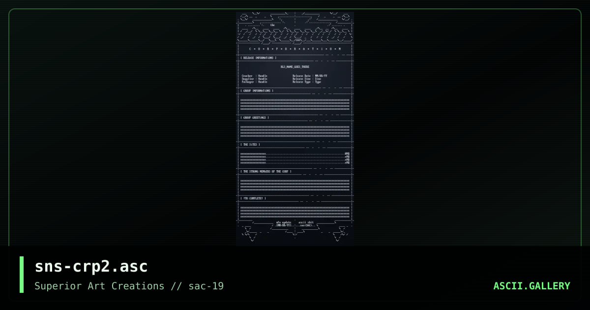 sns-crp2.asc, by senser, 2000