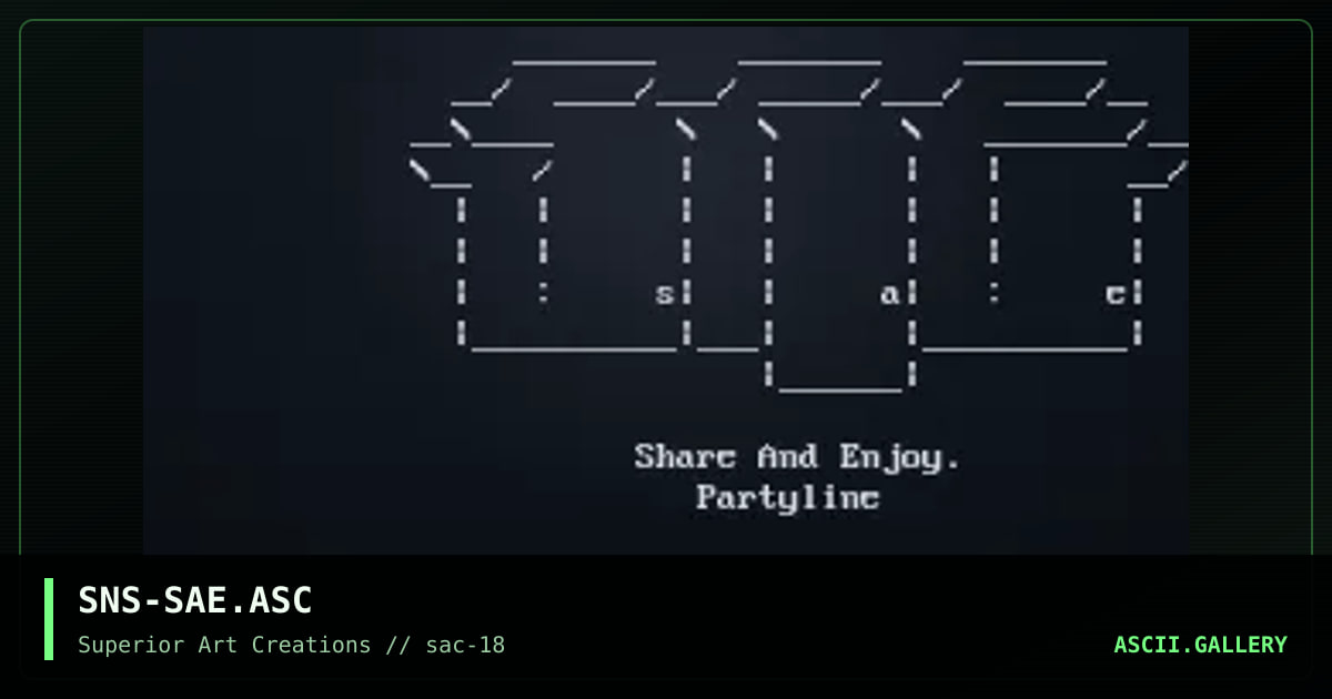 SNS-SAE.ASC, by senser, 1999