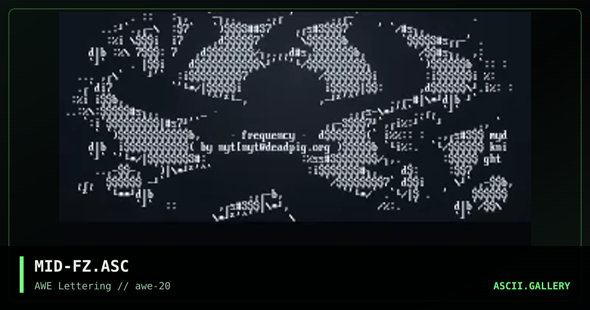 Frequency, by mydknight, 1998