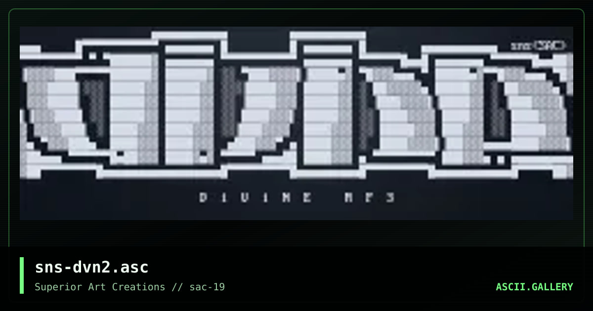 sns-dvn2.asc, by senser, 2000