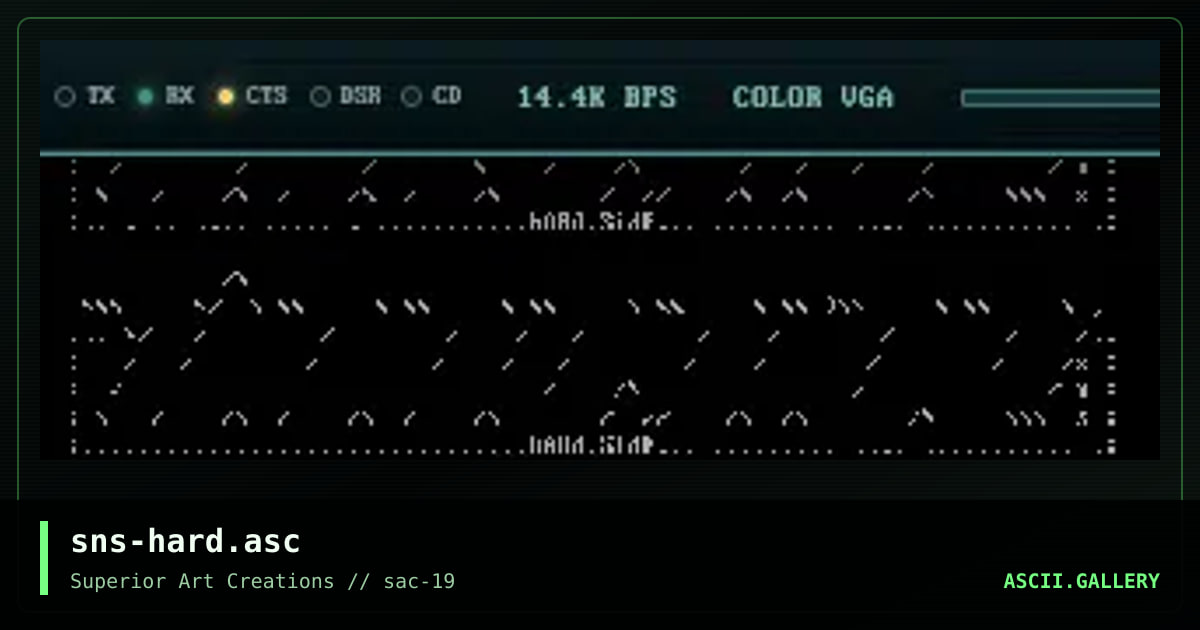 sns-hard.asc, by senser, 2000