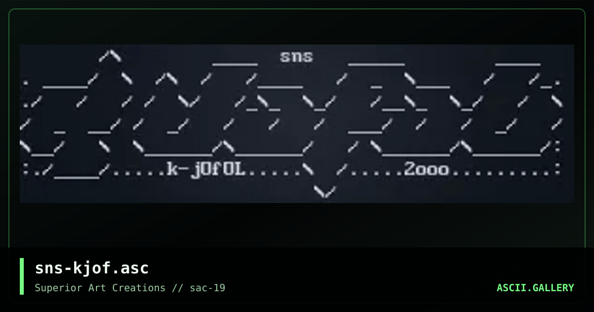 sns-kjof.asc, by senser, 2000