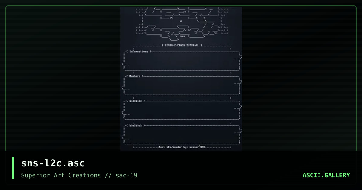 sns-l2c.asc, by senser, 2000