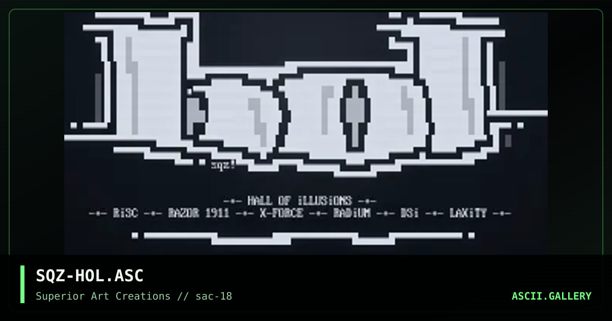 SQZ-HOL.ASC, by squizzy, 1999