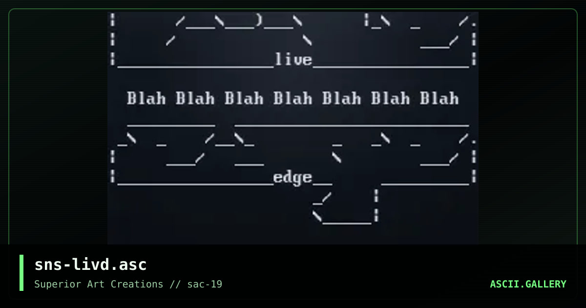sns-livd.asc, by senser, 2000