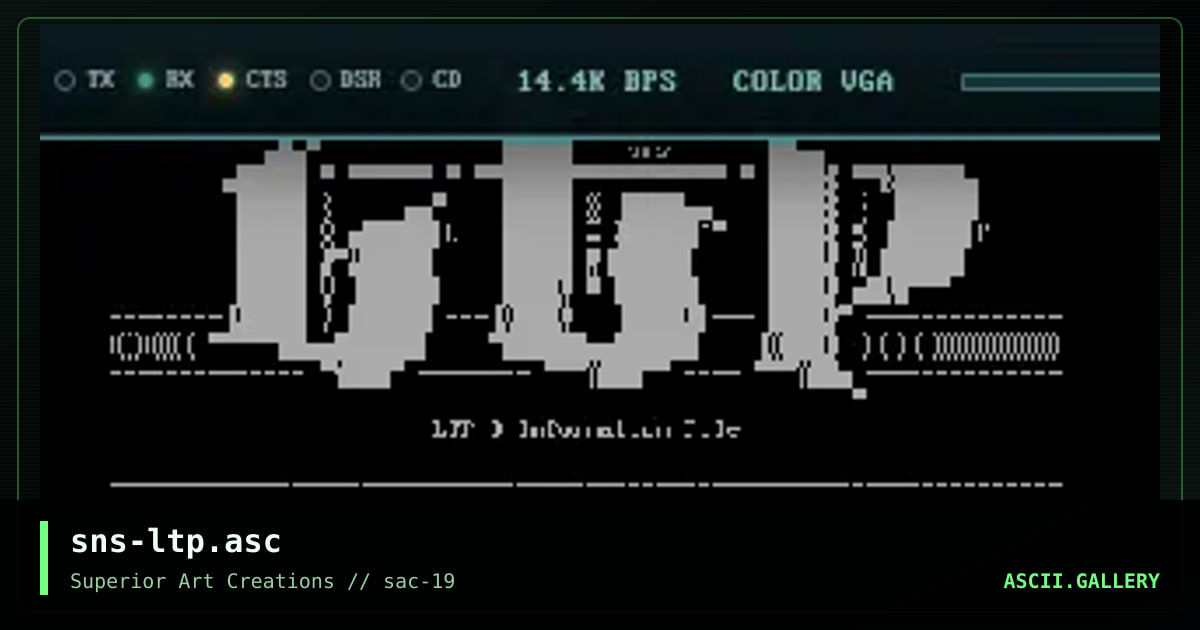 sns-ltp.asc, by senser, 2000