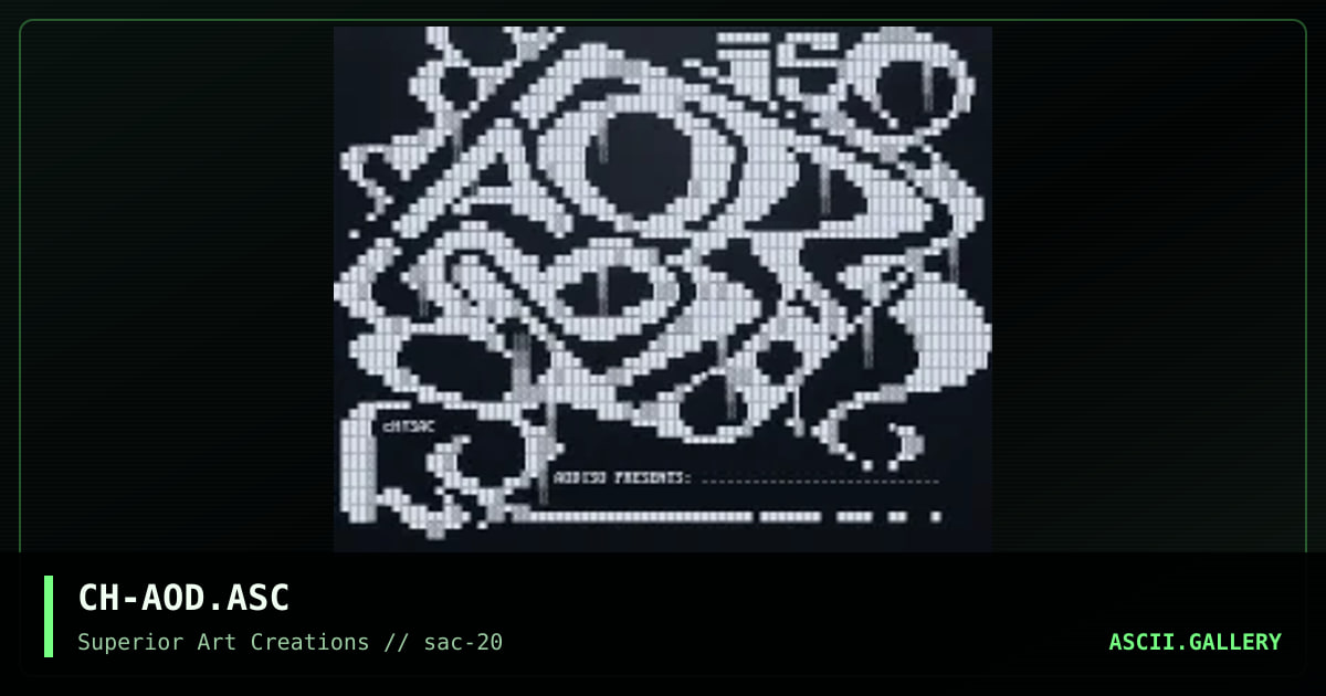 CH-AOD.ASC, by creature of hell, 2000