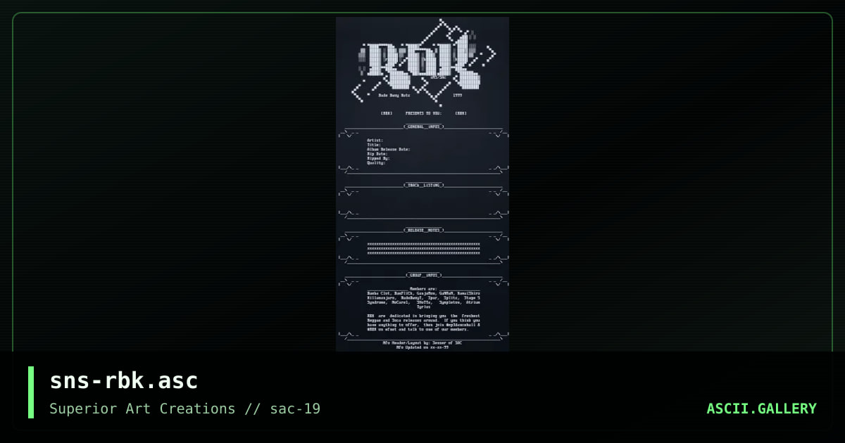 sns-rbk.asc, by senser, 2000
