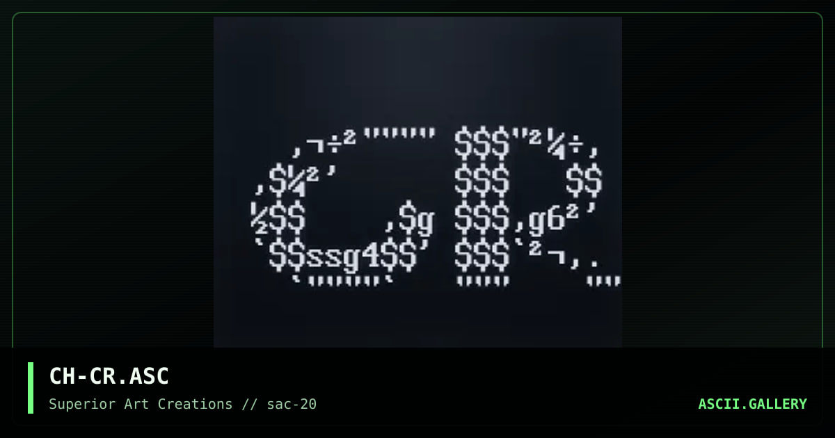 CH-CR.ASC, by creature of hell, 2000