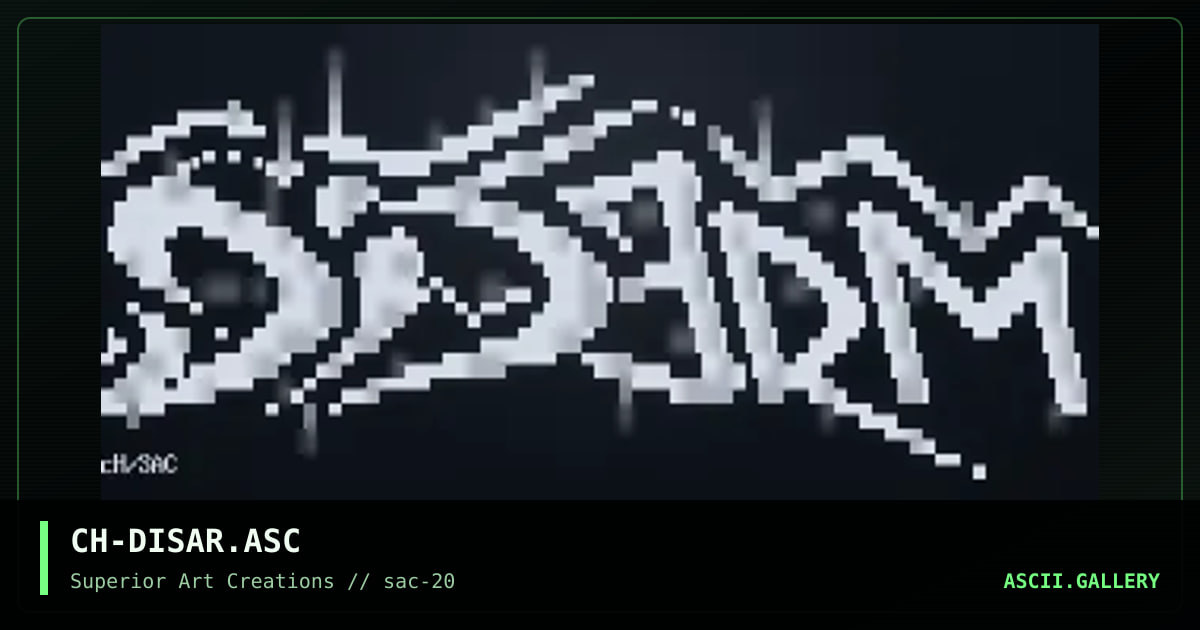CH-DISAR.ASC, by creature of hell, 2000