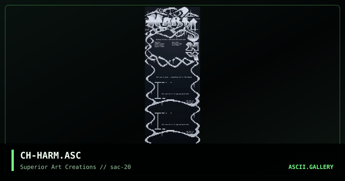 CH-HARM.ASC, by creature of hell, 2000