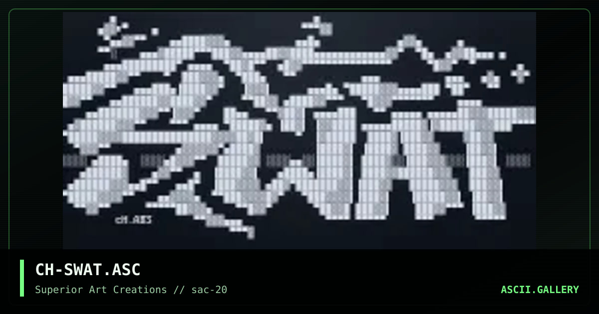 CH-SWAT.ASC, by creature of hell, 2000