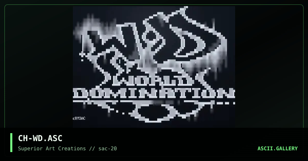 CH-WD.ASC, by creature of hell, 2000