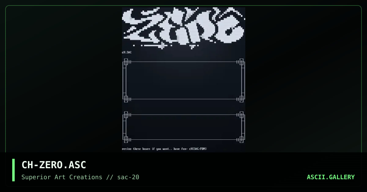 CH-ZERO.ASC, by creature of hell, 2000