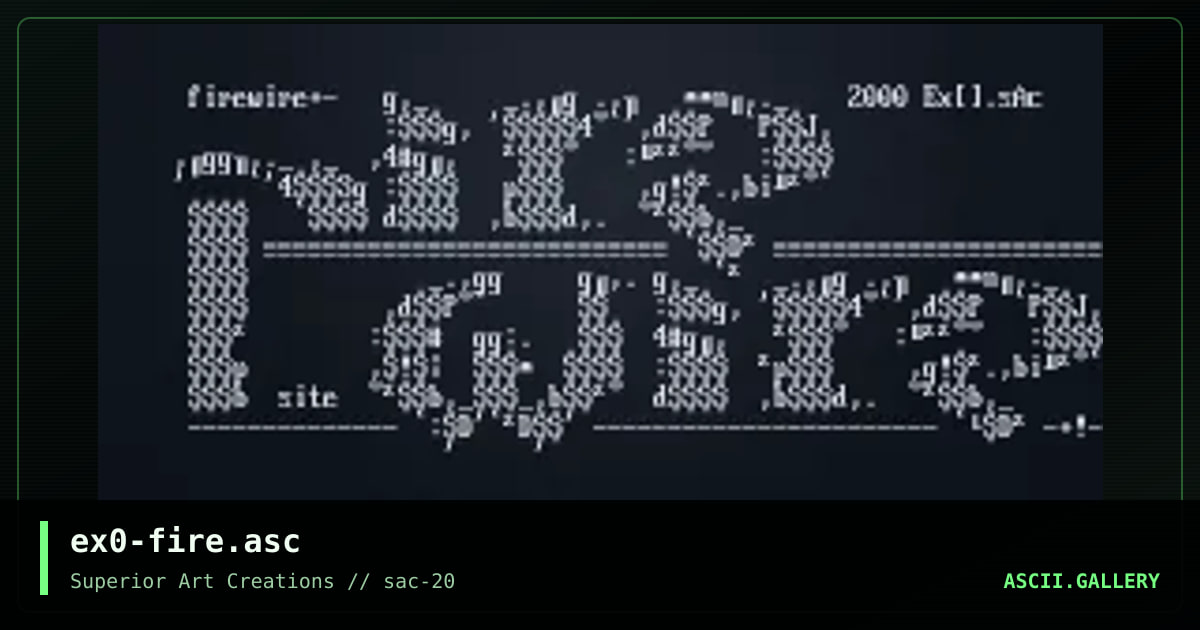 ex0-fire.asc, by exo, 2000