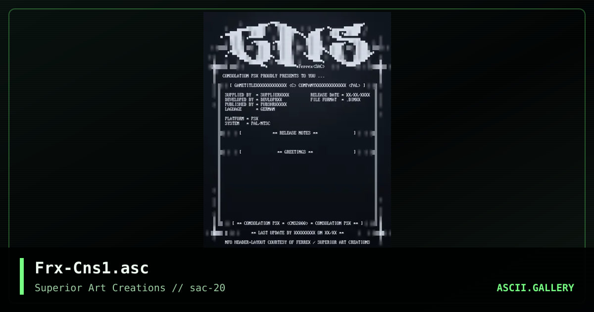 Frx-Cns1.asc, by ferrex, 2000