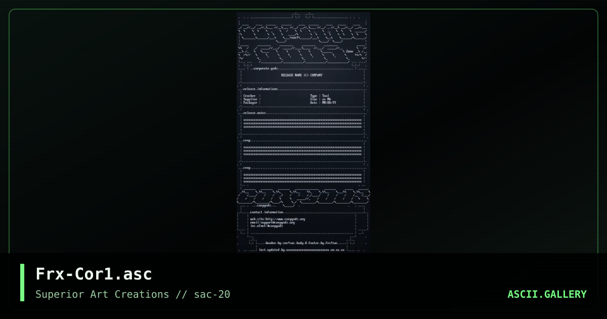 Frx-Cor1.asc, by ferrex, 2000