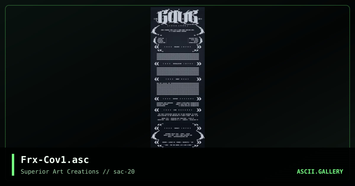 Frx-Cov1.asc, by ferrex, 2000