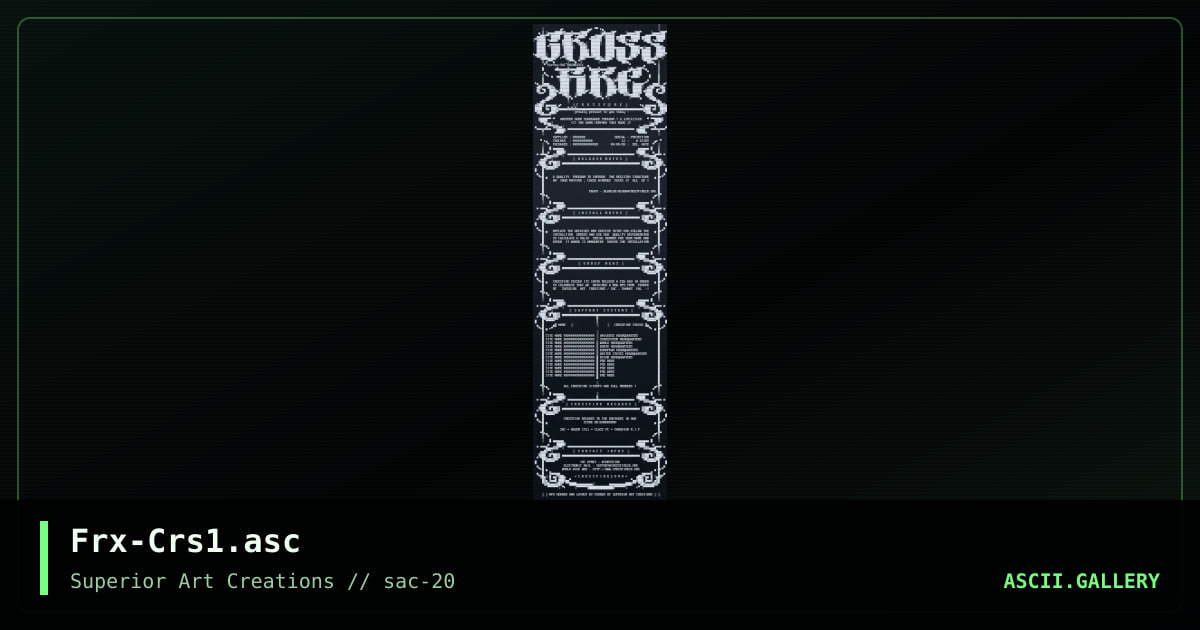 Frx-Crs1.asc, by ferrex, 2000