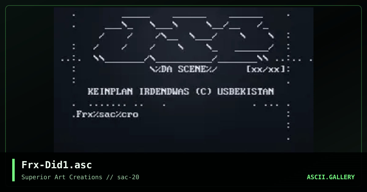 Frx-Did1.asc, by ferrex, 2000