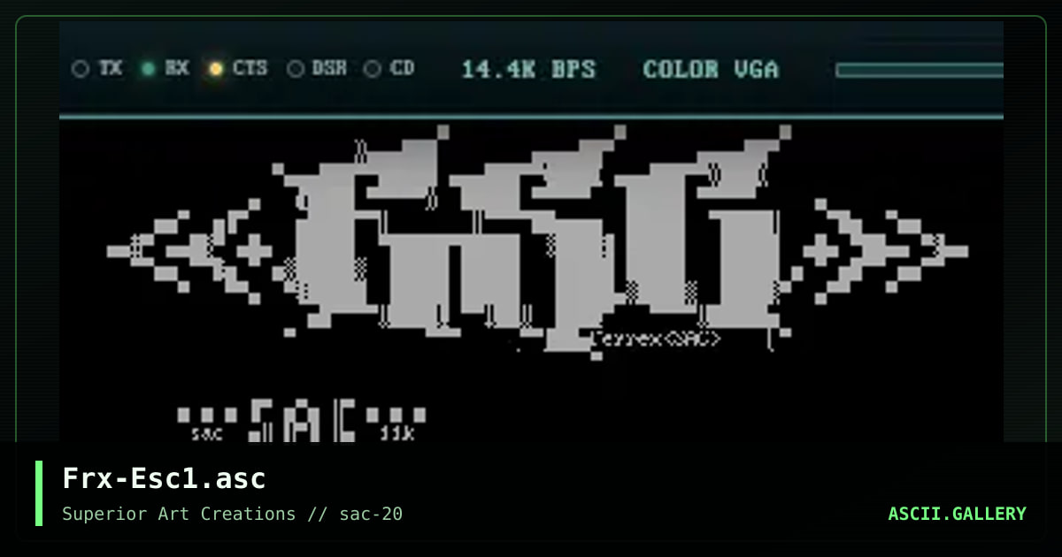 Frx-Esc1.asc, by ferrex, 2000