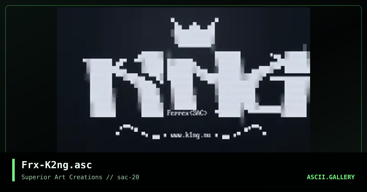 Frx-K2ng.asc, by ferrex, 2000