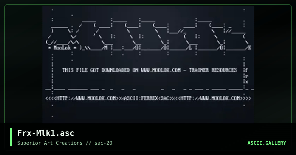 Frx-Mlk1.asc, by ferrex, 2000