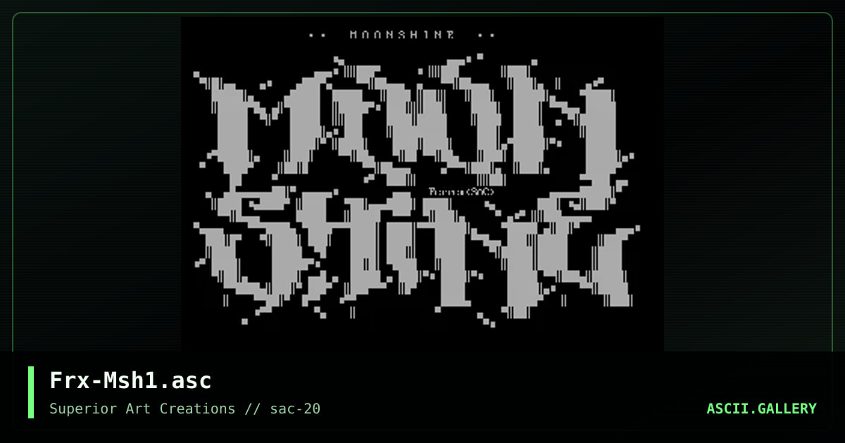 Frx-Msh1.asc, by ferrex, 2000