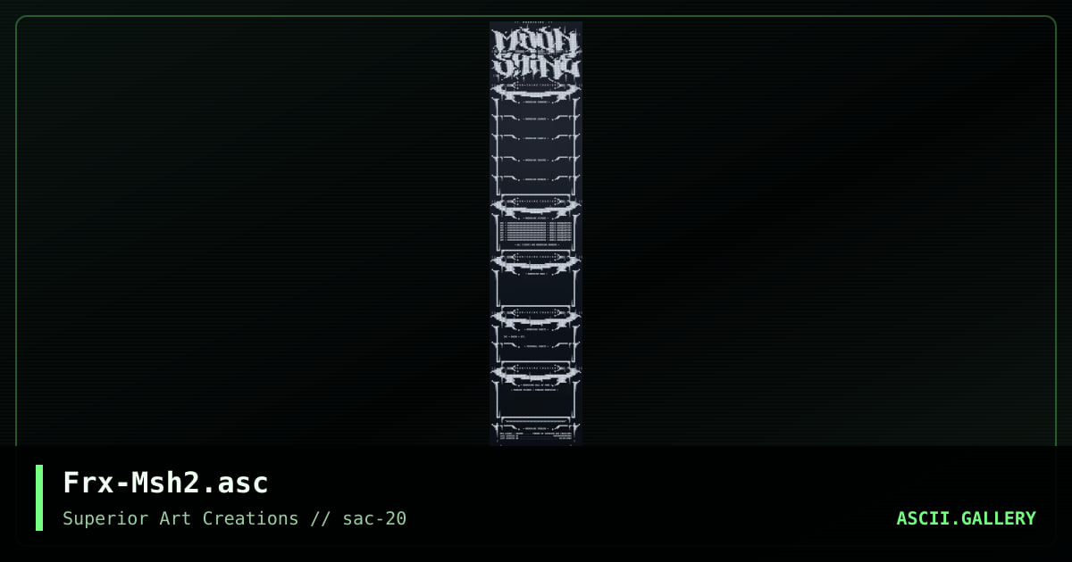 Frx-Msh2.asc, by ferrex, 2000