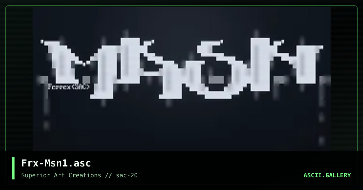 Frx-Msn1.asc, by ferrex, 2000
