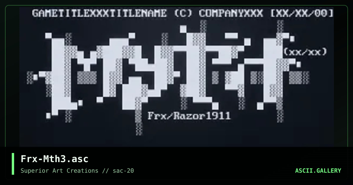 Frx-Mth3.asc, by ferrex, 2000